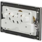 Schneider Electric 施耐德電氣 NUXT426_SS UNICA X 13A 250V~ 雙位插座 (炫星銀)